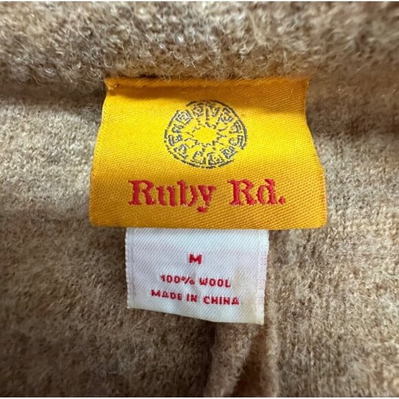 Ruby Rd. Womens Medium Wool Coat With Button Closure - Picture 4 of 11